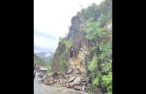 Highway 140 rockslide - Caltrans Image