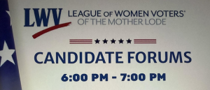 League Of Women Voters Announces Mother Lode Candidate Forums