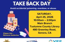 Tuolumne County National Drug Take Back Day flyer