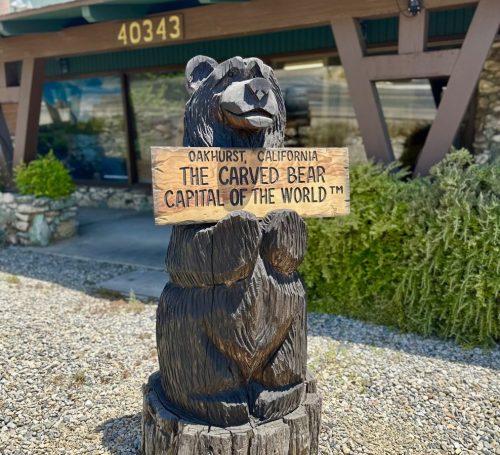 Oakhurst Bear Carving