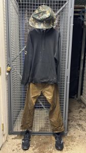 Clothing Bays was wearing when captured—MCSO photo