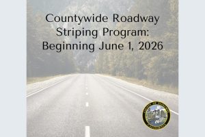 Tuolumne Countywide roadway striping program—TCPW graphic