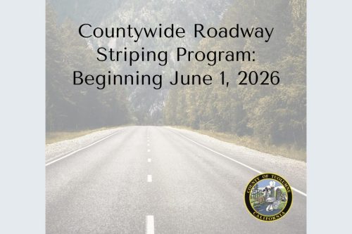 Tuolumne Countywide roadway striping program—TCPW graphic