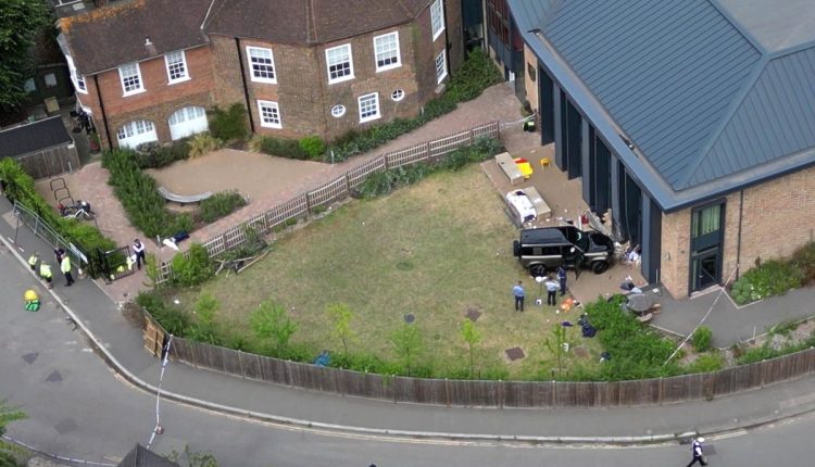 Britain Wimbledon School Crash
