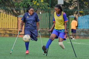 Photos show female amputees in Rwanda building community and healing through football
