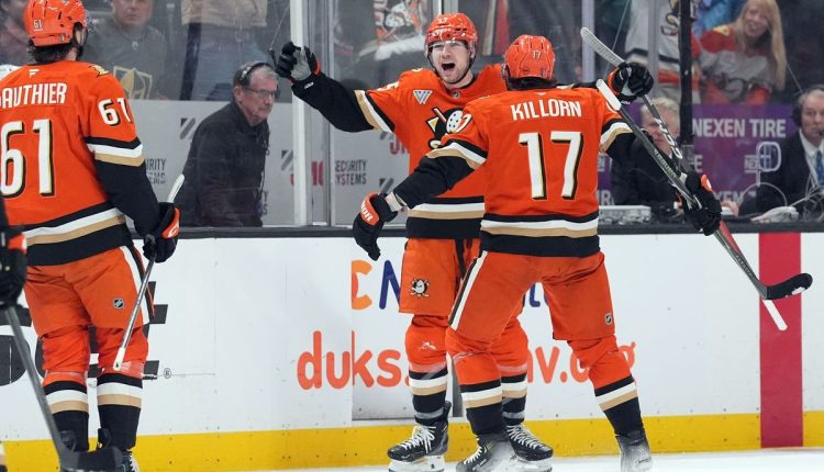 Golden Knights Ducks Hockey