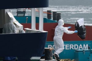 APTOPIX Netherlands Hantavirus Ship