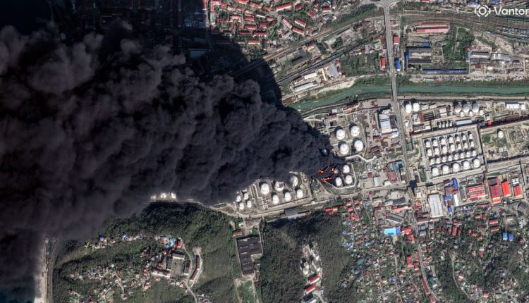 Russia Ukraine Oil Attacks