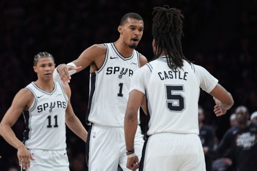 Spurs Timberwolves Basketball