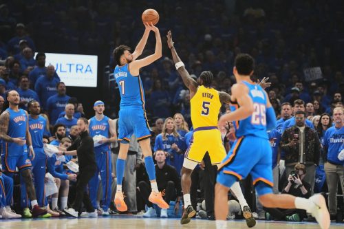 Lakers Thunder Basketball