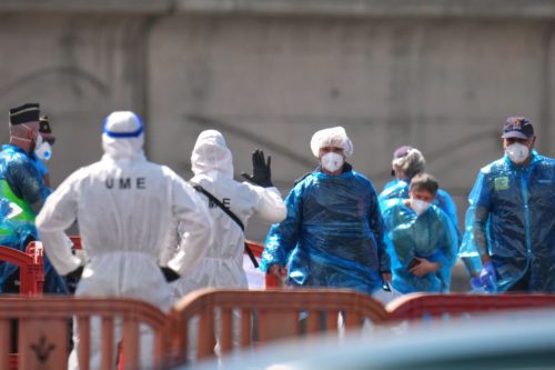 APTOPIX Spain Hantavirus Ship