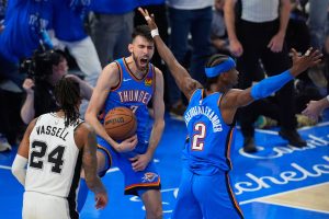 APTOPIX Spurs Thunder Basketball
