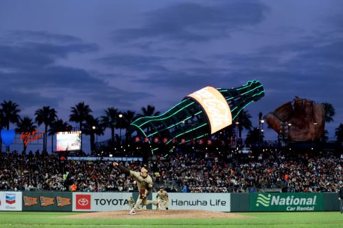 Padres Giants Baseball