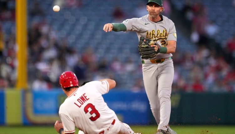 Athletics Angels Baseball