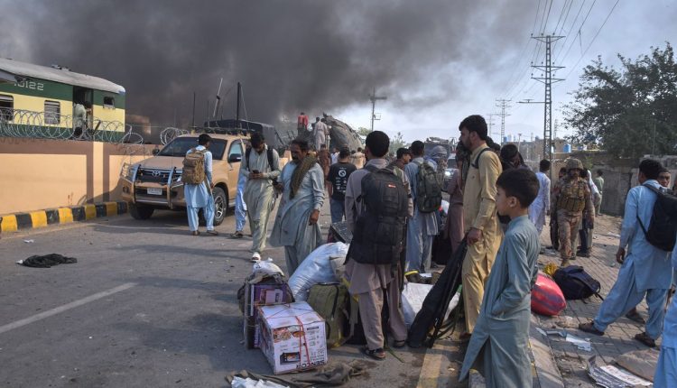 Pakistan Train Bombing