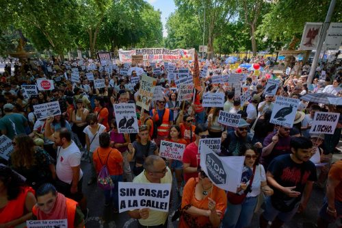 Spain Housing Protest