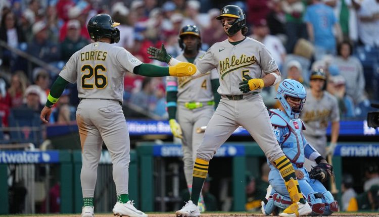 Athletics Phillies Baseball