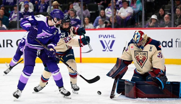 PWHL Victoire Frost Hockey