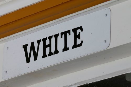 American Objects Whites Only Sign