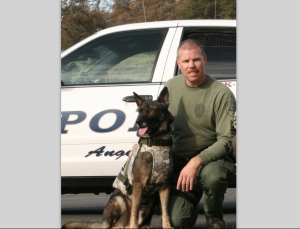 Steven Poortinga and former K-9 Kain – Archive Image