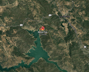 Bend Fire Map - CAL Fire Image