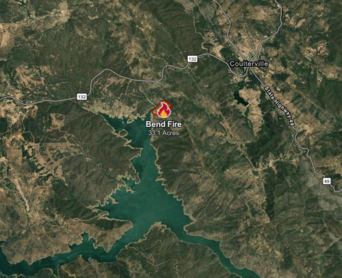 Bend Fire Map - CAL Fire Image