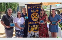 From left to right: Lloyd Longeway (Calaveras County Office of Education), Susan Broderick (Calaveras Unified School District), Shonna Lewis (Vallecito Union School District), Jessica Bottomley (Mark Twain Union Elementary School District), and Katie Anderson (Bret Harte Union High School District).
