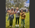 From L-R, third place Stassi, second place Dolly and first place Chip