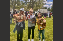 From L-R, third place Stassi, second place Dolly and first place Chip