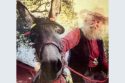 Donkey Clementine with owner Eddie Hawkins—Photo by Eddie Hawkins
