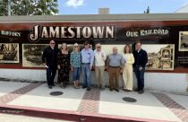 New Mural in Jamestown photo by Deborah York