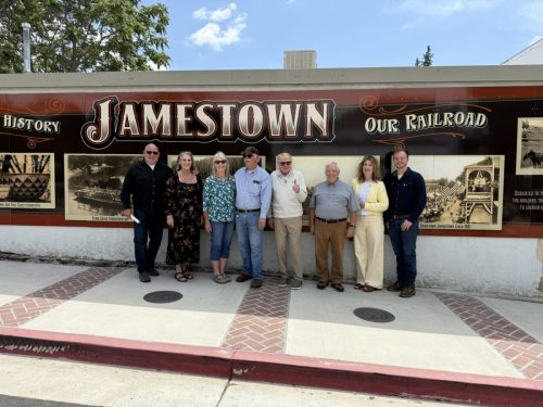 New Mural in Jamestown photo by Deborah York