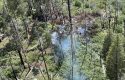 Lightning strike fire in Yosemite National Park assisted by CAL FIRE TCU—CAL Fire TCU photo