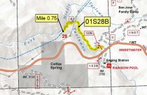 Mountain Tunnel Project construction map—STF map