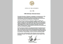 Governor Newsom's proclamation for Sonora