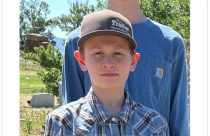 Picture from 3 weeks ago of 12-year-old Bodie Iveson—TCSO-photo-missing person/runaway flyer