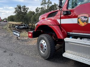 Rock Fire near Highway 108 and J-59 - CAL Fire Image