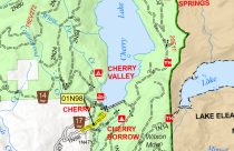 STF map of impacted area on forest