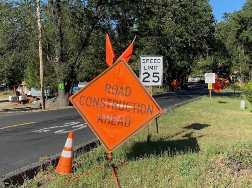 Soulsbyville Road culvert repair in Willow Springs
