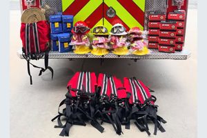 Firefighting equipment purchased with state grant money—TCFD photo