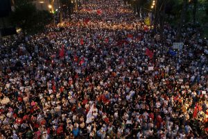 APTOPIX Albania Protest Kushner