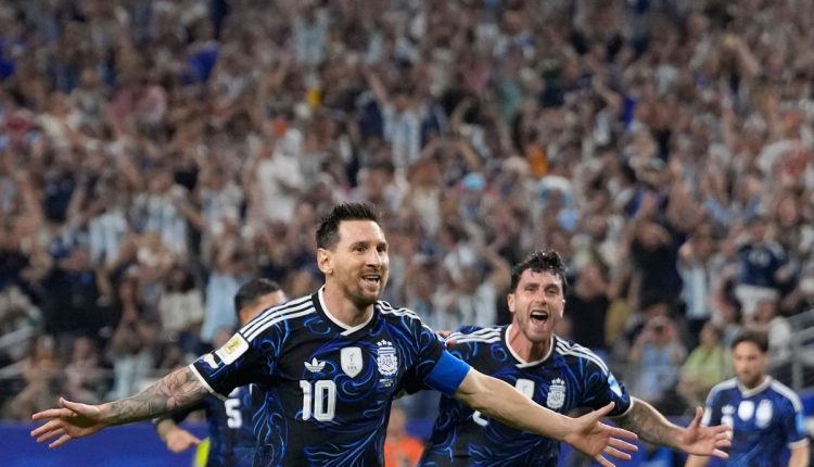 APTOPIX Argentina Jordan WCup Soccer