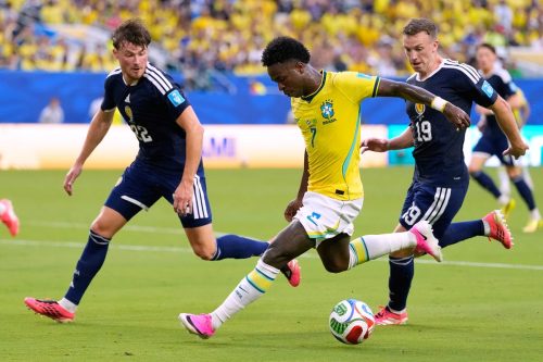Brazil Scotland WCup Soccer