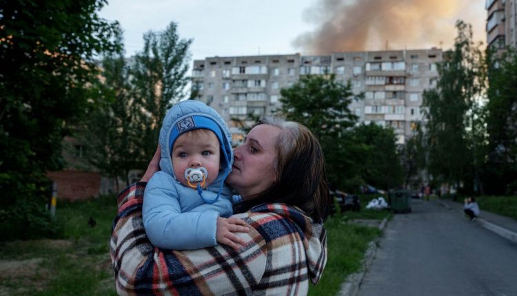 Kyiv under Russian aerial attack, in photos