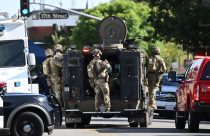 APTOPIX California Man Barricaded