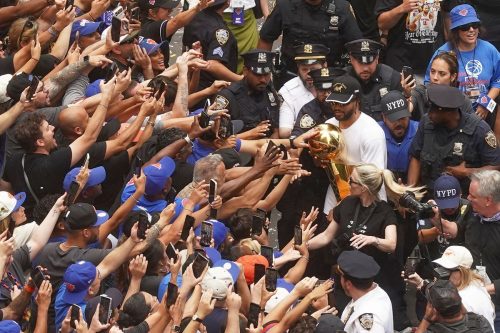 APTOPIX Knicks Championship Parade Basketball