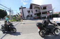 Photos show the aftermath of an earthquake in the southern Philippines