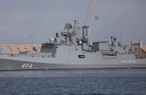 Britain Russian Warship