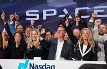 APTOPIX Finacial Markets SpaceX IPO