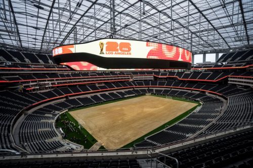 World Cup LA Stadium Workers Strike Soccer